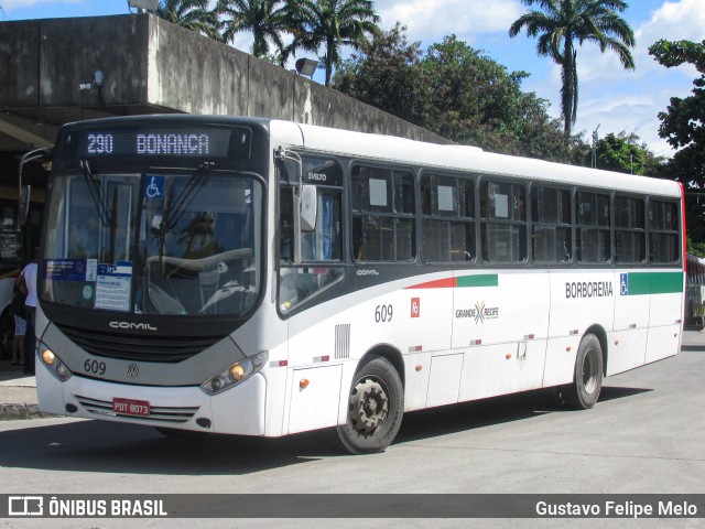 Borborema Imperial Transportes 609 na cidade de Jaboatão dos Guararapes, Pernambuco, Brasil, por Gustavo Felipe Melo. Número da foto: #8008614.