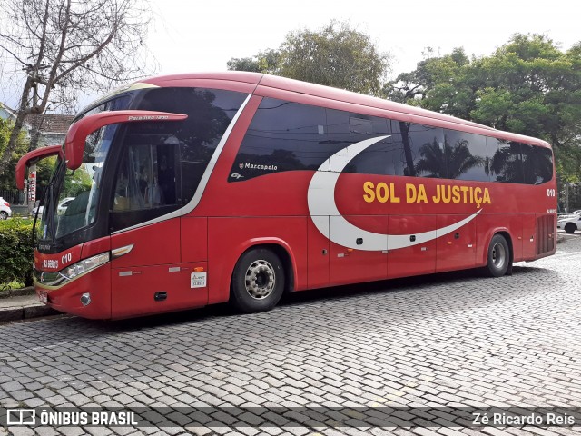 Sol da Justiça Turismo e Fretamento 010 na cidade de Petrópolis, Rio de Janeiro, Brasil, por Zé Ricardo Reis. ID da foto: 8009288.