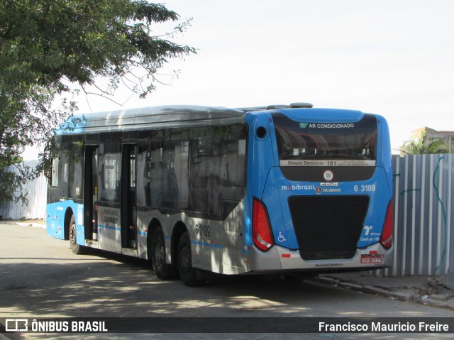 Viação Paratodos > São Jorge > Metropolitana São Paulo > Mobibrasil 6 3189 na cidade de São Paulo, São Paulo, Brasil, por Francisco Mauricio Freire. Número da foto: #8010105.