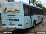 VICASA - Viação Canoense S.A. 591 na cidade de Porto Alegre, Rio Grande do Sul, Brasil, por Emerson Dorneles. Número da foto: #:id.