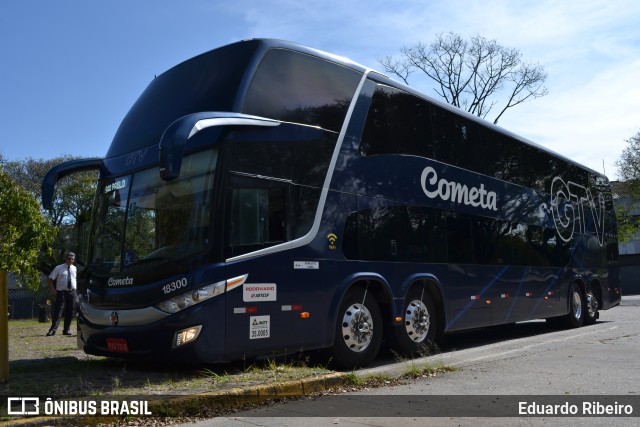 Viação Cometa 18300 na cidade de São Paulo, São Paulo, Brasil, por Eduardo Ribeiro. ID da foto: 8010635.