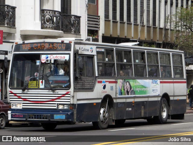 CUTCSA - Companhia Uruguaia de Transporte Coletivo 06 na cidade de Montevideo, Montevideo, Uruguai, por João Silva. Número da foto: #8013455.