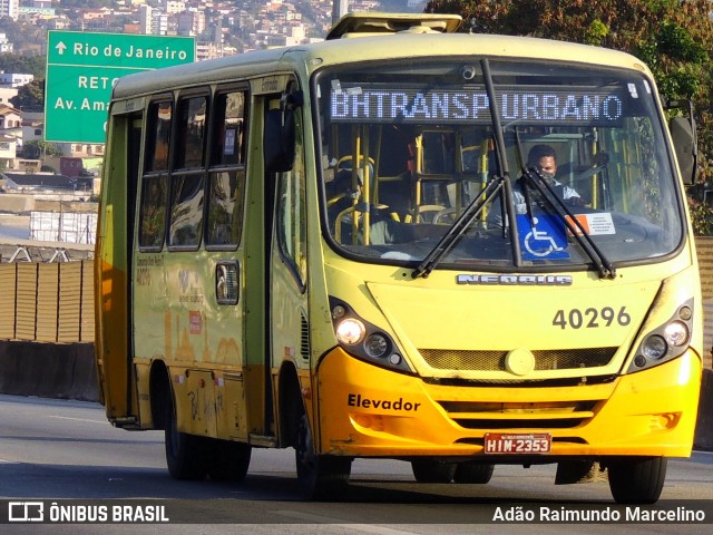 Belo Horizonte Transporte Urbano > Viação Real 40296 na cidade de Belo Horizonte, Minas Gerais, Brasil, por Adão Raimundo Marcelino. ID da foto: 8013036.