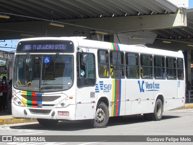 Expresso Vera Cruz 174 na cidade de Jaboatão dos Guararapes, Pernambuco, Brasil, por Gustavo Felipe Melo. Número da foto: #8010772.