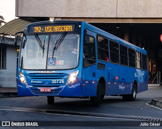 Via Oeste < Autobus Transportes 30726 na cidade de Belo Horizonte, Minas Gerais, Brasil, por Júlio César. Número da foto: #8014013.