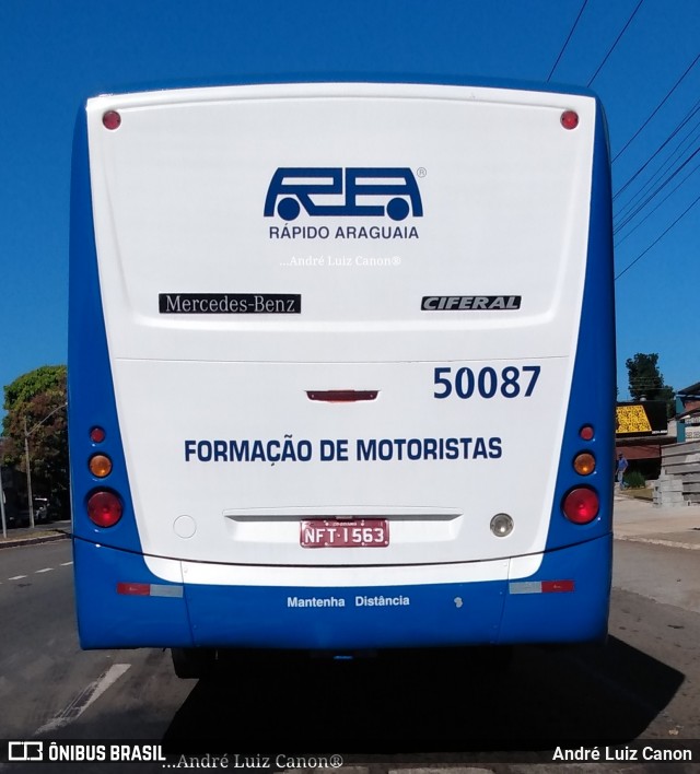 Rápido Araguaia 50087 na cidade de Goiânia, Goiás, Brasil, por André Luiz Canon. Número da foto: #8015427.
