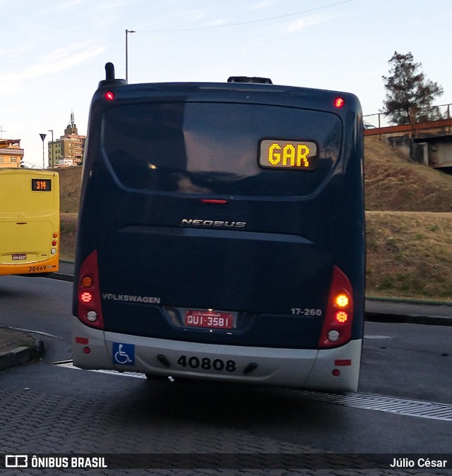 Viação Euclásio 40808 na cidade de Belo Horizonte, Minas Gerais, Brasil, por Júlio César. Número da foto: #8014008.
