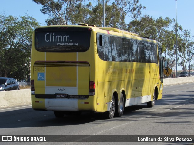 Viação Itapemirim 8869 na cidade de Caruaru, Pernambuco, Brasil, por Lenilson da Silva Pessoa. Número da foto: #8016016.