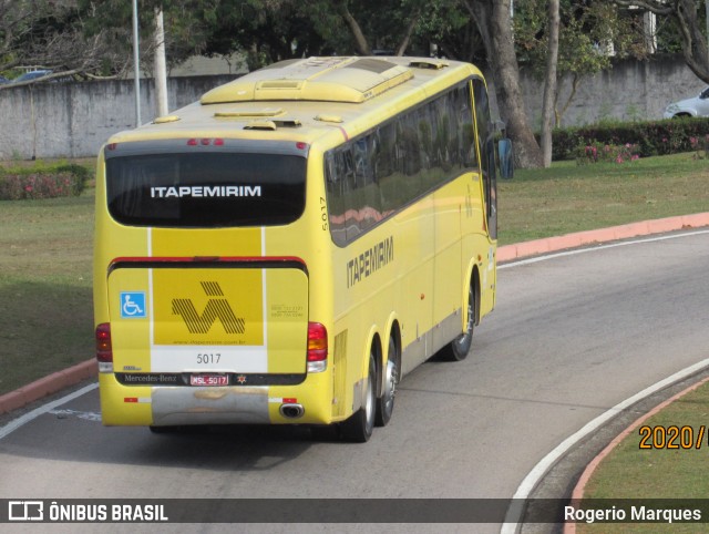 Viação Itapemirim 5017 na cidade de São José dos Campos, São Paulo, Brasil, por Rogerio Marques. ID da foto: 8013968.