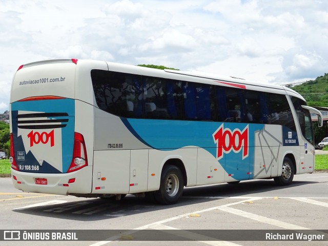 Auto Viação 1001 RJ 108.268 na cidade de Sapucaia, Rio de Janeiro, Brasil, por Richard Wagner. ID da foto: 8015096.