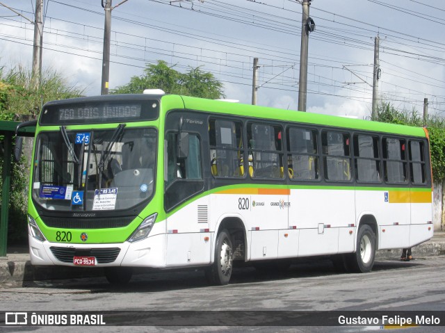 Rodoviária Caxangá 820 na cidade de Recife, Pernambuco, Brasil, por Gustavo Felipe Melo. ID da foto: 8013897.