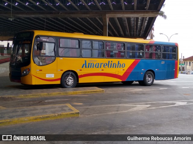 Expresso Amarelinho 325 na cidade de Itapeva, São Paulo, Brasil, por Guilherme Reboucas Amorim. ID da foto: 8013609.