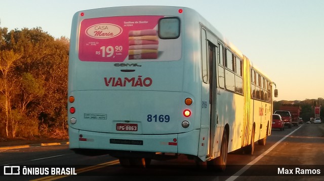 Empresa de Transporte Coletivo Viamão 8169 na cidade de Viamão, Rio Grande do Sul, Brasil, por Max Ramos. Número da foto: #8015601.