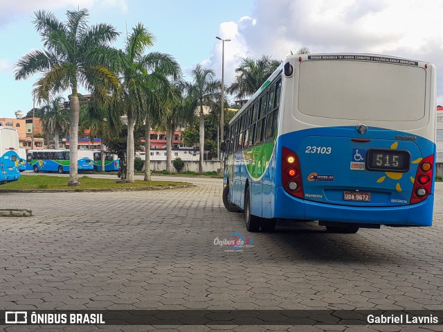 Viação Grande Vitória 23103 na cidade de Cariacica, Espírito Santo, Brasil, por Gabriel Lavnis. ID da foto: 8014392.