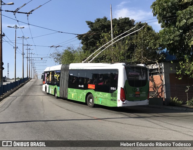 Metra - Sistema Metropolitano de Transporte 8164 na cidade de Santo André, São Paulo, Brasil, por Hebert Eduardo Ribeiro Todesco. Número da foto: #8013756.