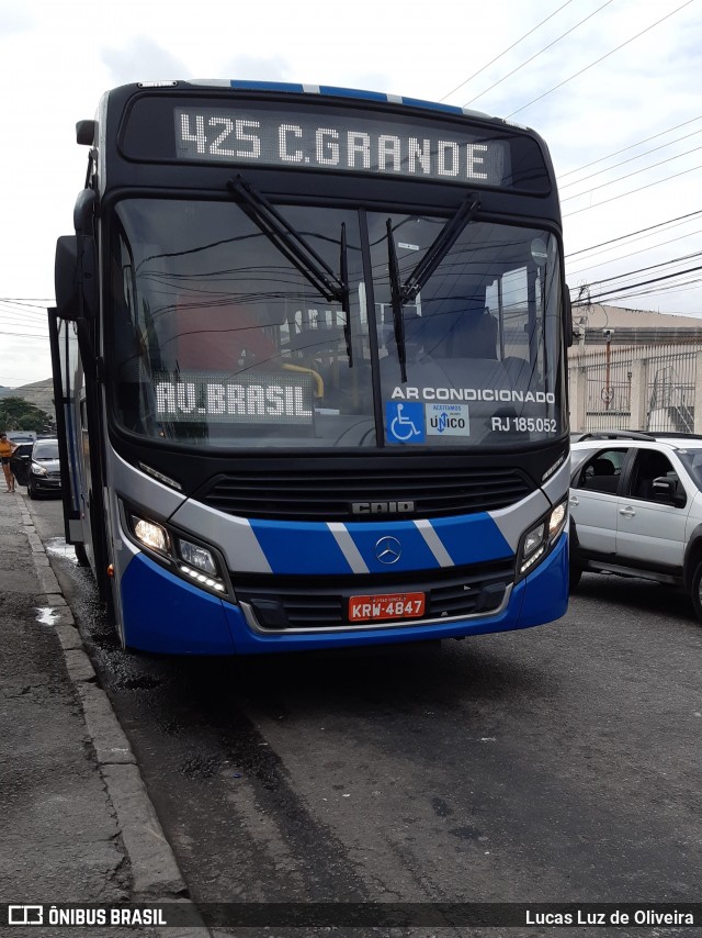 Viação Mauá RJ 185.052 na cidade de Rio de Janeiro, Rio de Janeiro, Brasil, por Lucas Luz de Oliveira. Número da foto: #8013726.