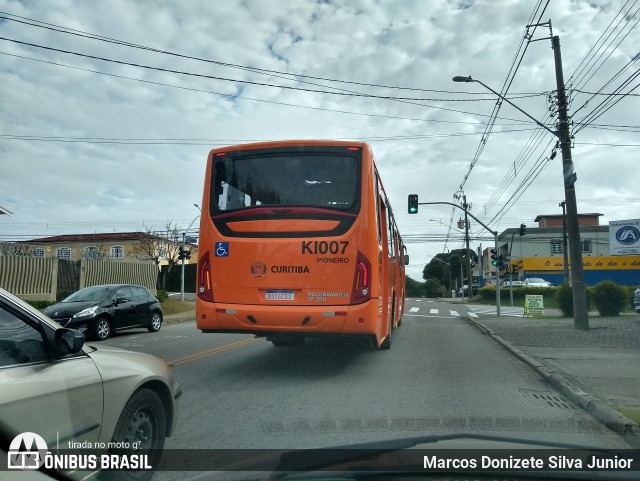 Viação Tamandaré KI007 na cidade de Curitiba, Paraná, Brasil, por Marcos Donizete Silva Junior. ID da foto: 8016586.