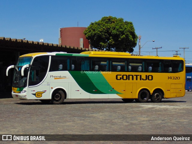 Empresa Gontijo de Transportes 14320 na cidade de Vitória da Conquista, Bahia, Brasil, por Anderson Queiroz. ID da foto: 8016703.