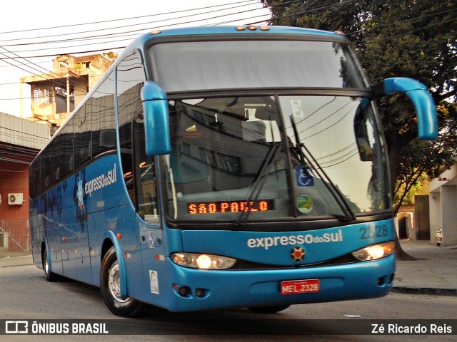 Expresso do Sul 2328 na cidade de Rio de Janeiro, Rio de Janeiro, Brasil, por Zé Ricardo Reis. Número da foto: #8017476.