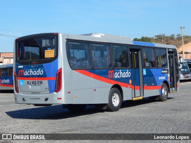 Transportes Machado RJ 162.016 na cidade de Magé, Rio de Janeiro, Brasil, por Leonardo Lopes. ID da foto: 8017881.