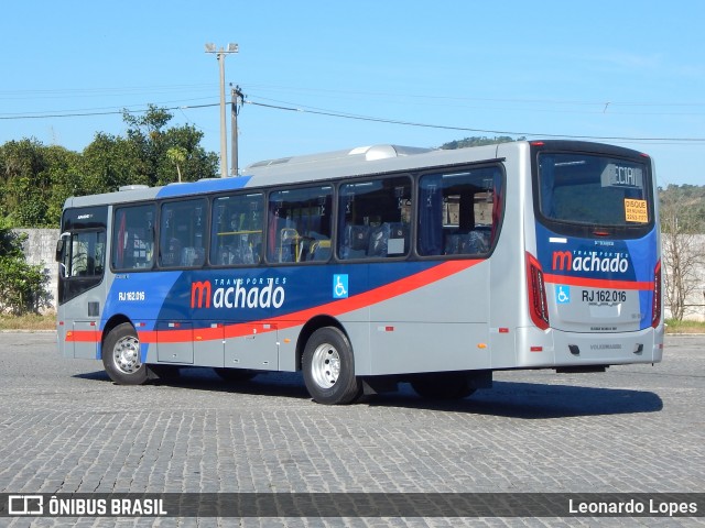 Transportes Machado RJ 162.016 na cidade de Magé, Rio de Janeiro, Brasil, por Leonardo Lopes. ID da foto: 8017880.