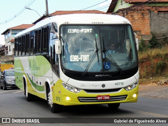Rio Negro Fretamento e Turismo 40719 na cidade de Belo Horizonte, Minas Gerais, Brasil, por Gabriel de Figueiredo Alves. Número da foto: #8018223.