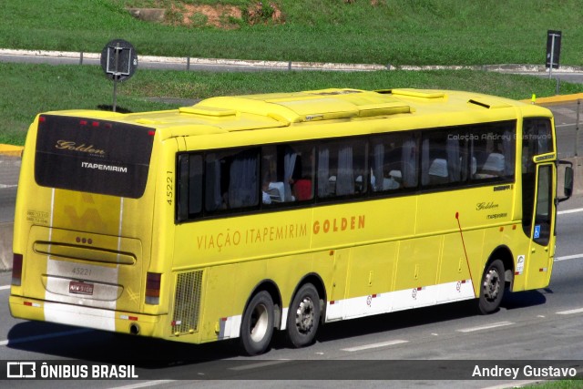 Viação Itapemirim 45221 na cidade de Aparecida, São Paulo, Brasil, por Andrey Gustavo. ID da foto: 8017026.