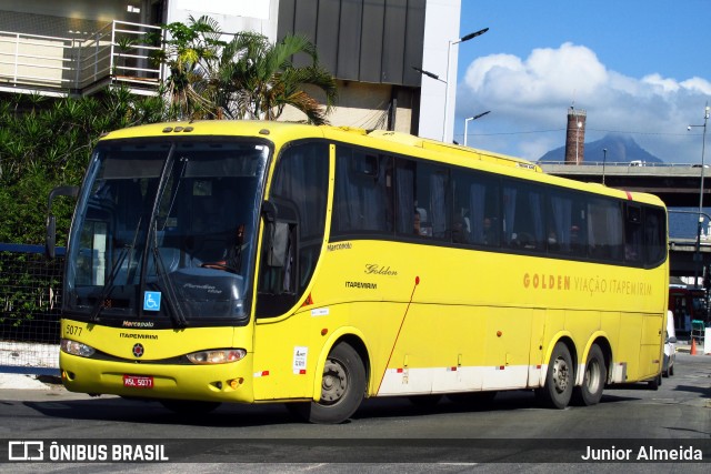 Viação Itapemirim 5077 na cidade de Rio de Janeiro, Rio de Janeiro, Brasil, por Junior Almeida. ID da foto: 8021889.