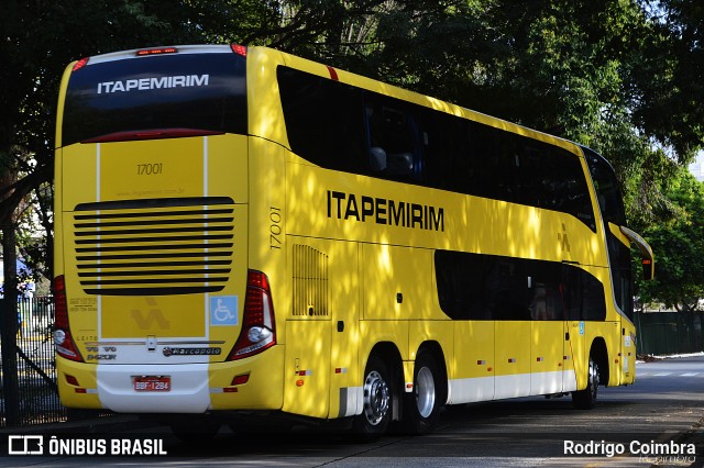 Viação Itapemirim 17001 na cidade de São Paulo, São Paulo, Brasil, por Rodrigo Coimbra. Número da foto: #8021183.
