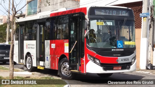 Allibus Transportes 4 5025 na cidade de São Paulo, São Paulo, Brasil, por Cleverson dos Reis Giraldi. Número da foto: #8020939.