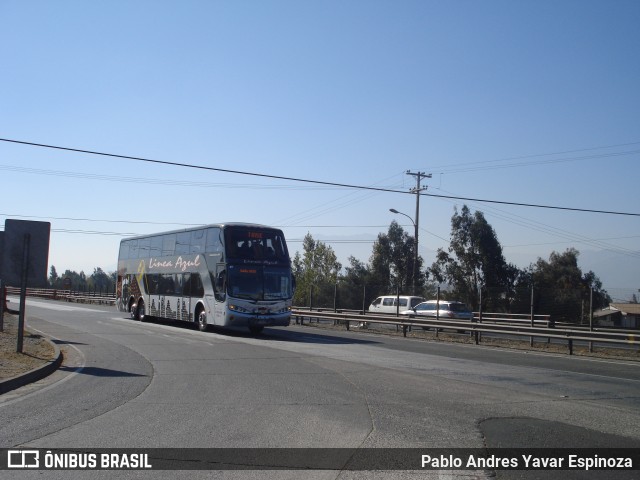 Buses Linea Azul 328 na cidade de San Fernando, Colchagua, Libertador General Bernardo O'Higgins, Chile, por Pablo Andres Yavar Espinoza. Número da foto: #8020874.