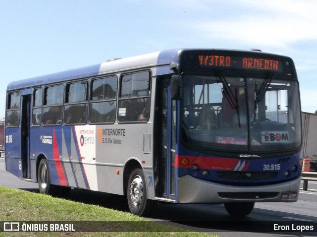 Empresa de Ônibus Vila Galvão 30.515 na cidade de Guarulhos, São Paulo, Brasil, por Eron Lopes. Número da foto: #8021955.