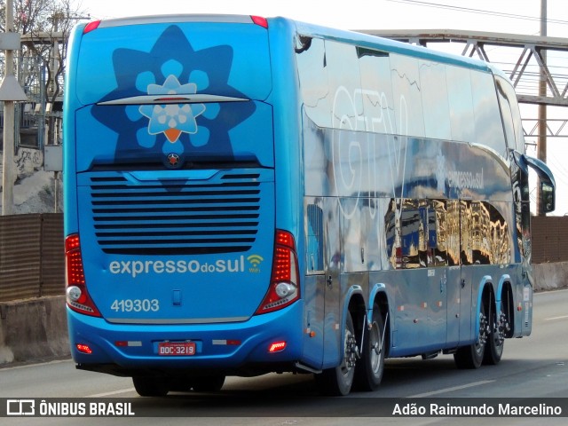 Expresso do Sul 419303 na cidade de Belo Horizonte, Minas Gerais, Brasil, por Adão Raimundo Marcelino. ID da foto: 8021274.