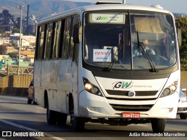 GW Transportes e Turismo 80 na cidade de Belo Horizonte, Minas Gerais, Brasil, por Adão Raimundo Marcelino. ID da foto: 8021618.