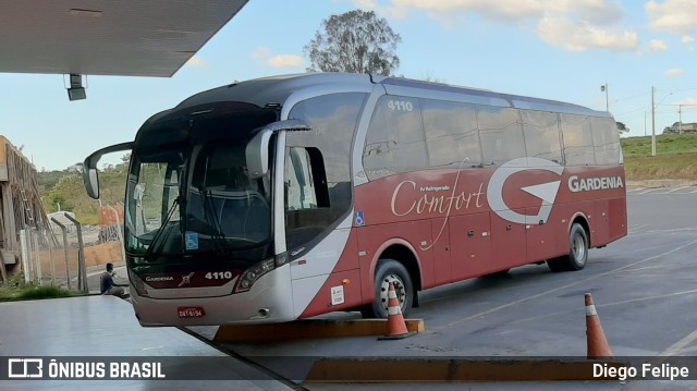 Expresso Gardenia 4110 na cidade de Formiga, Minas Gerais, Brasil, por Diego Felipe. Número da foto: #8025589.