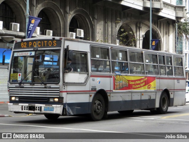 CUTCSA - Companhia Uruguaia de Transporte Coletivo 132 na cidade de Montevideo, Montevideo, Uruguai, por João Silva. ID da foto: 8025873.