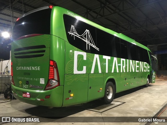 Auto Viação Catarinense 3427 na cidade de São Paulo, São Paulo, Brasil, por Gabriel Moura. ID da foto: 8024902.