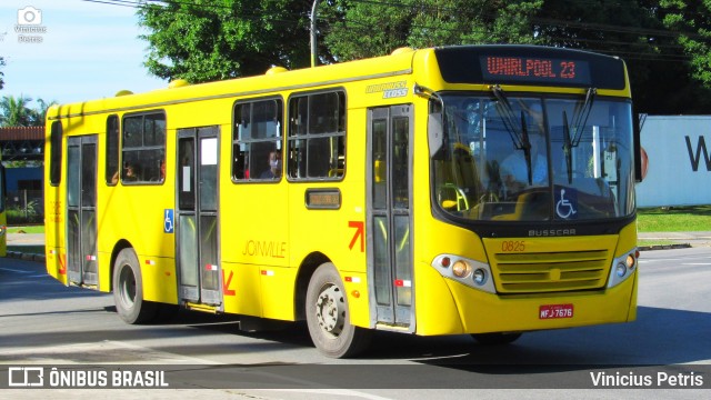 Transtusa - Transporte e Turismo Santo Antônio 0825 na cidade de Joinville, Santa Catarina, Brasil, por Vinicius Petris. ID da foto: 8023032.