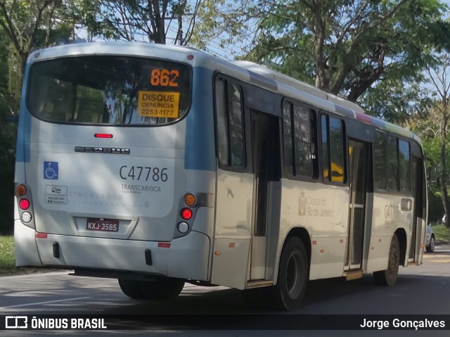 Viação Redentor C47786 na cidade de Rio de Janeiro, Rio de Janeiro, Brasil, por Jorge Gonçalves. Número da foto: #8022598.