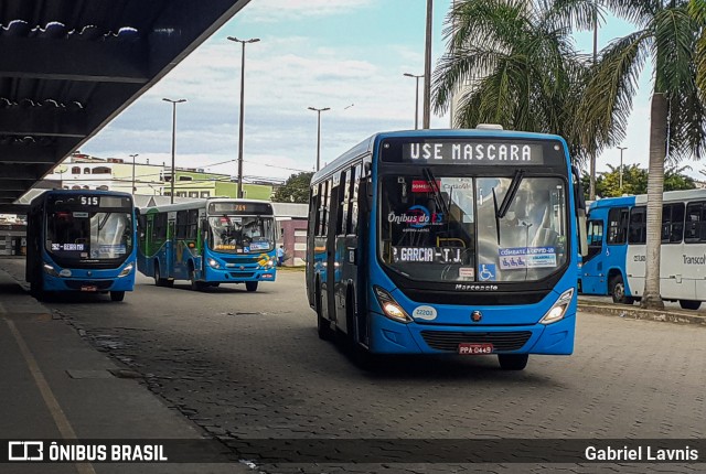 Nova Transporte 22203 na cidade de Cariacica, Espírito Santo, Brasil, por Gabriel Lavnis. Número da foto: #8023523.