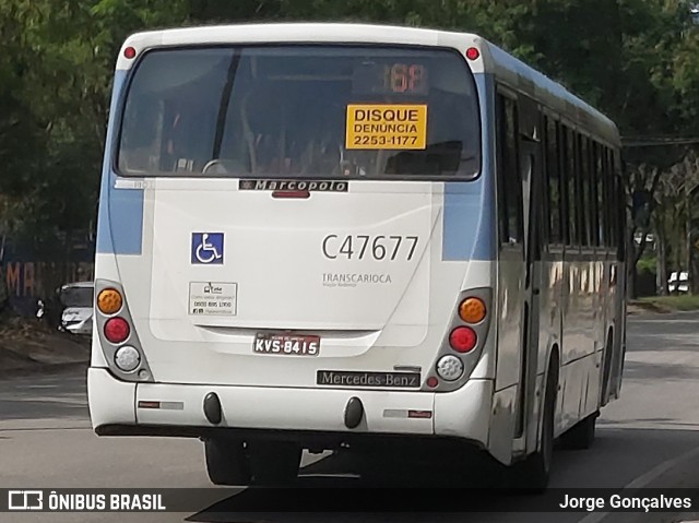 Viação Redentor C47677 na cidade de Rio de Janeiro, Rio de Janeiro, Brasil, por Jorge Gonçalves. ID da foto: 8025441.