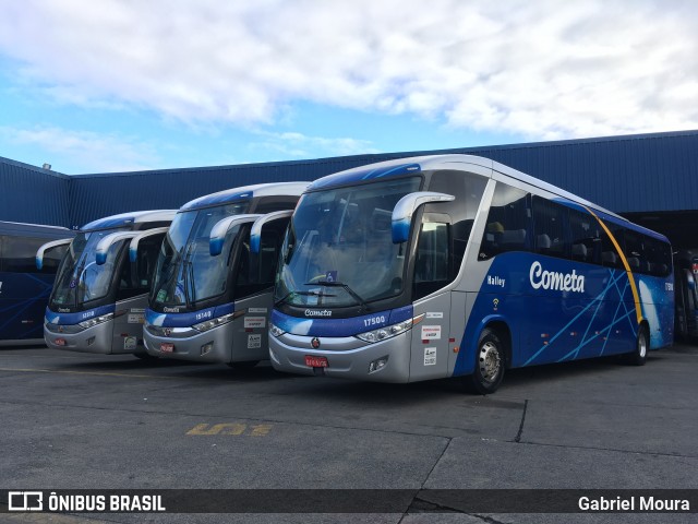 Viação Cometa 17500 na cidade de São Paulo, São Paulo, Brasil, por Gabriel Moura. Número da foto: #8024939.