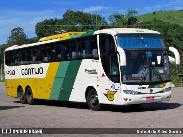 Empresa Gontijo de Transportes 14910 na cidade de Paraíba do Sul, Rio de Janeiro, Brasil, por Rafael da Silva Xarão. ID da foto: 8025858.