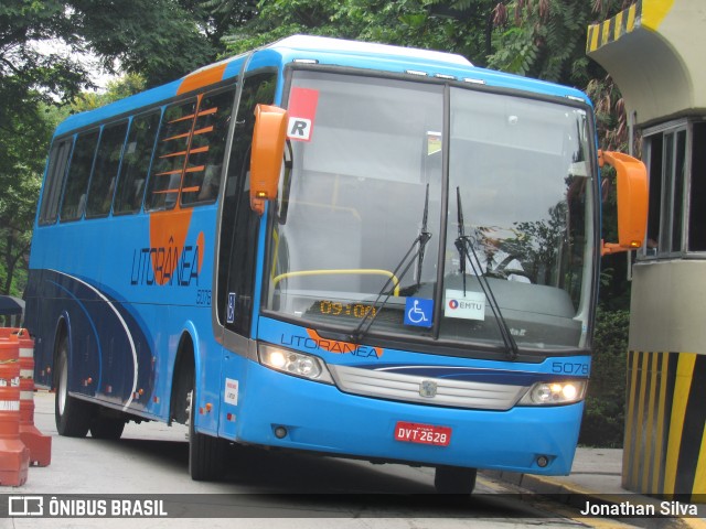 Litorânea Transportes Coletivos 5078 na cidade de São Paulo, São Paulo, Brasil, por Jonathan Silva. ID da foto: 8022702.