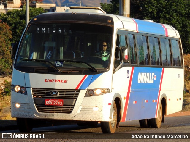 Univale Transportes 540 na cidade de Belo Horizonte, Minas Gerais, Brasil, por Adão Raimundo Marcelino. ID da foto: 8025187.