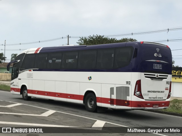 Breda Transportes e Serviços 1413 na cidade de Itanhaém, São Paulo, Brasil, por Matheus  Geyger de Melo. Número da foto: #8022045.