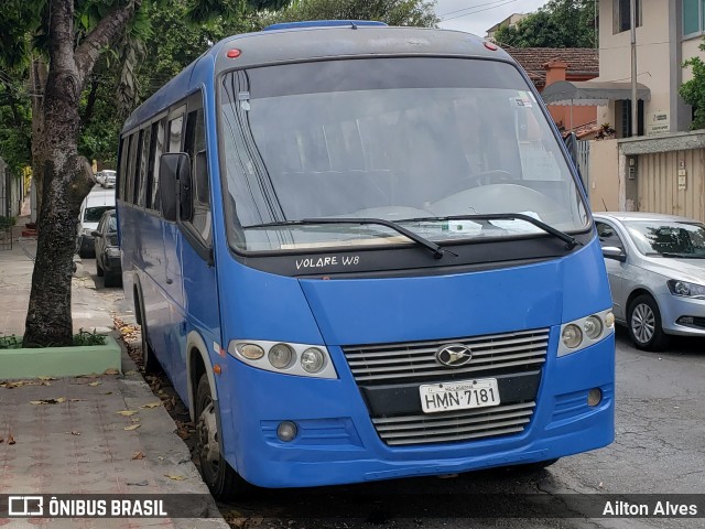 Ônibus Particulares 7181 na cidade de Belo Horizonte, Minas Gerais, Brasil, por Ailton Alves. ID da foto: 8023216.