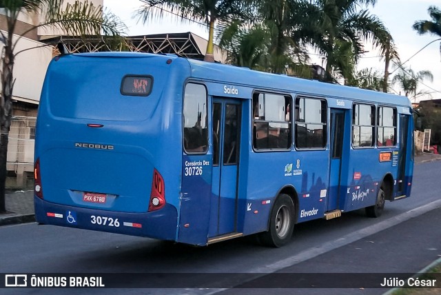 Via Oeste < Autobus Transportes 30726 na cidade de Belo Horizonte, Minas Gerais, Brasil, por Júlio César. Número da foto: #8022727.