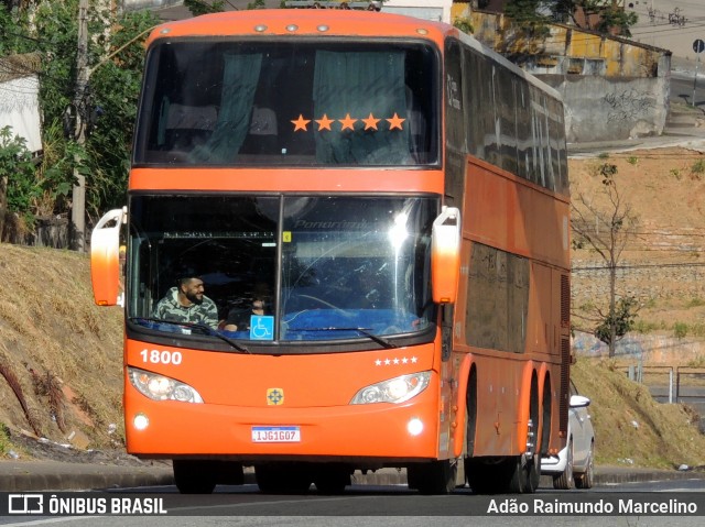 Brasil Bus 1800 na cidade de Belo Horizonte, Minas Gerais, Brasil, por Adão Raimundo Marcelino. ID da foto: 8025052.