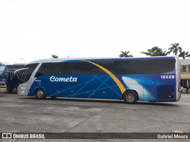 Viação Cometa 18520 na cidade de São Paulo, São Paulo, Brasil, por Gabriel Moura. Número da foto: #8024625.